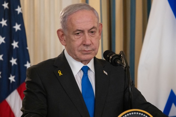 Thủ tướng Israel Benjamin Netanyahu tại cuộc họp báo ở Nhà Trắng ngày 29/9/2025. Ảnh: AFP