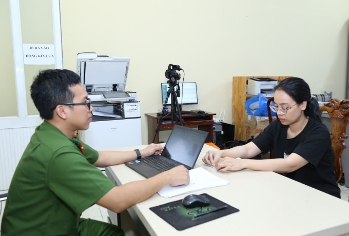 Thương tại Cơ quan cảnh sát điều tra. Ảnh: Mai Phương