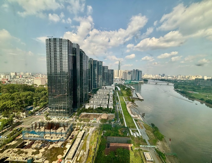 Một dự án bất động sản hàng hiệu tại TP HCM. Ảnh: Phương Uyên