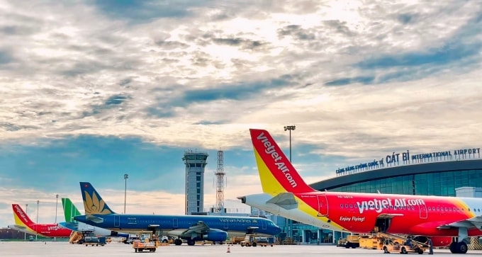 Sân bay quốc tế Cát Bi (Hải Phòng). Ảnh: HPH