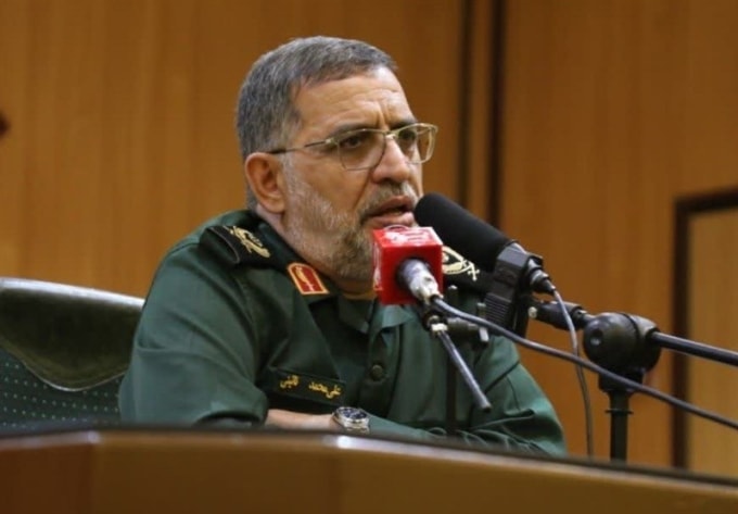 Phát ngôn viên Vệ binh Cách mạng Hồi giáo Iran (IRGC) Ali Mohammad Naini. Ảnh: Rasthaber