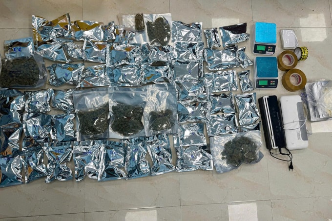 Số ma túy trong vụ án bị thu giữ. Ảnh: Thành Huynh