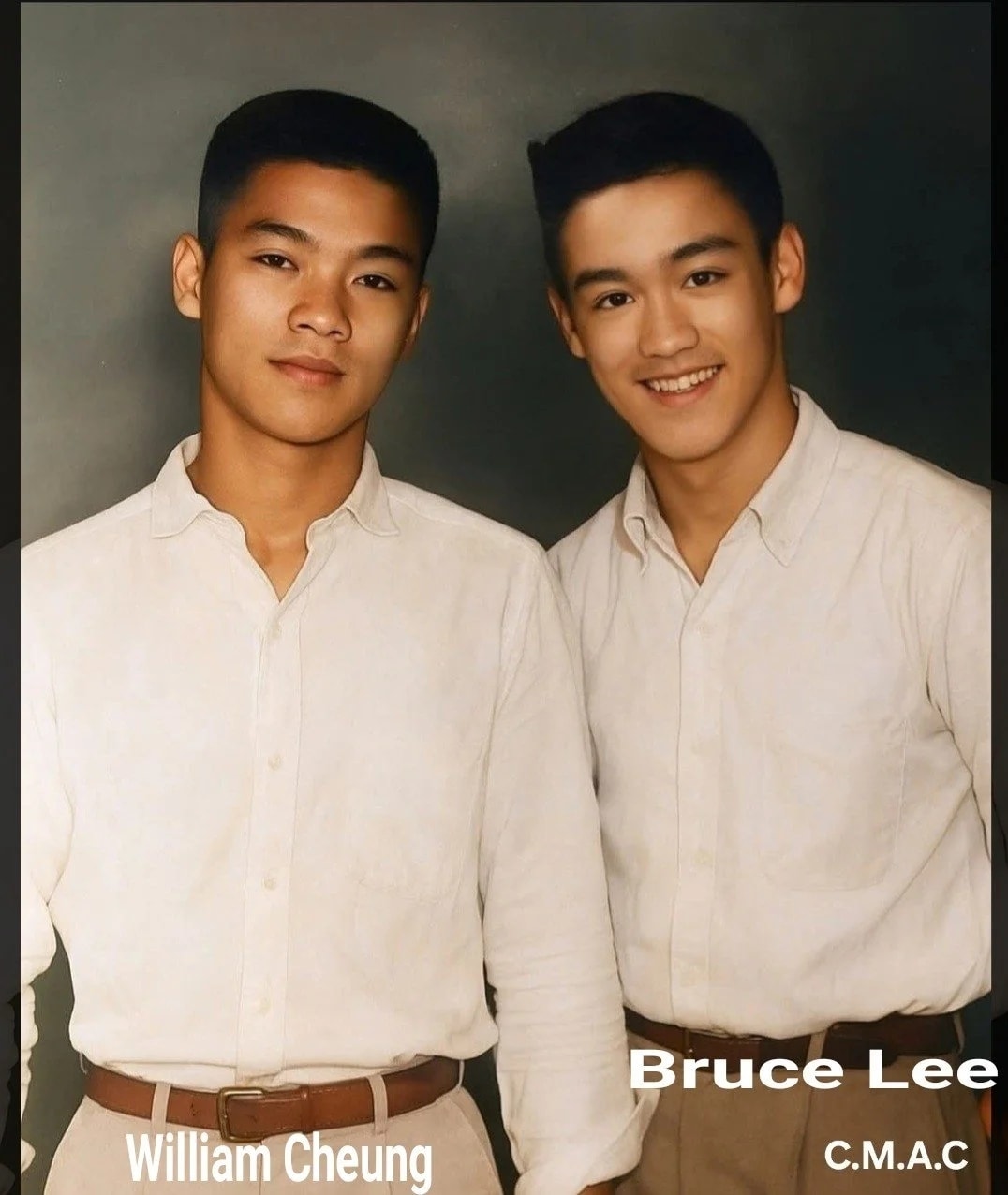 Trương Trác Khánh và Lý Tiểu Long khi còn trẻ