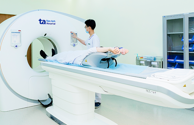 Chụp CT phổi liều thấp giúp tầm soát sớm ung thư phổi. Ảnh minh họa: Bệnh viện Đa khoa Tâm Anh