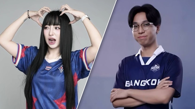 Cheerio (phải) thừa nhận tiếp tay cho Naphat Warasin gian lận tại môn Liên quân Mobile ở SEA Games 33.