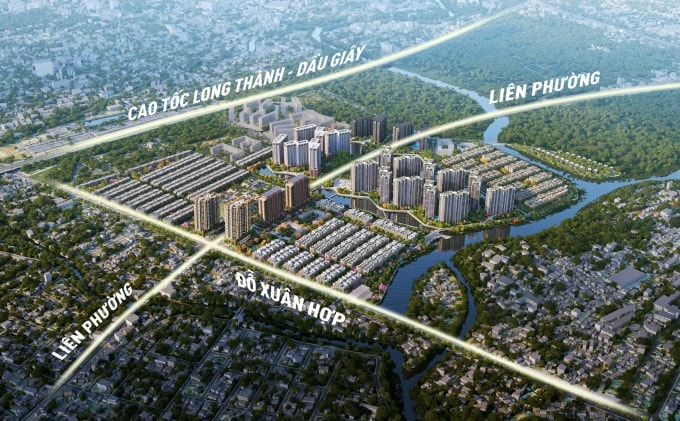 Khu đô thị The Global City sở hữu vị trí đắc địa tại khu Đông TP HCM Ảnh: Masterise Homes