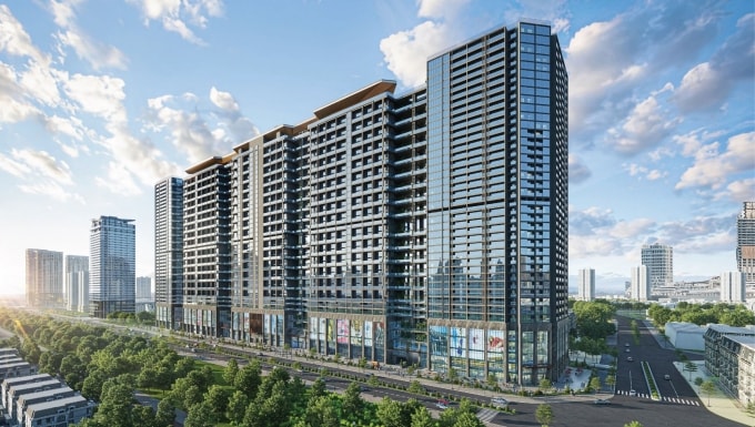 Dự án sở hữu 4 mặt tiền nằm trong khu đô thị Ciputra. Ảnh: Sunshine Group