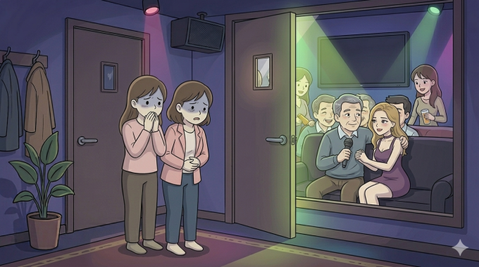 Chồng nói đàn ông ai chẳng có gái khi bị bắt gặp đi karaoke ôm