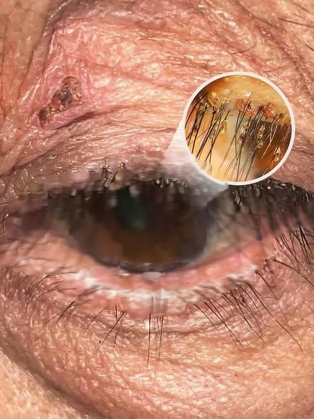 Ngứa mắt khó chịu, đi khám phát hiện "thủ phạm" đáng sợ ở mi mắt - Ảnh 1.