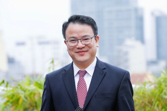 Thứ trưởng Tài chính Trần Quốc Phương chia sẻ về gói vay ưu đãi Nhật Bản dành cho Việt Nam, bên lề sự kiện, sáng 18/3. Ảnh: JICA