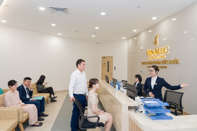 Vinmec Ocean Park 2 đón bệnh nhân ngày đầu mở cửa với nhiều ưu đãi lớn. Ảnh: Vinmec