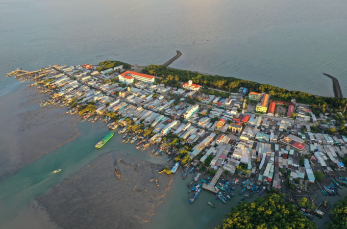 Đảo Thạnh An (thuộc Cần Giờ), tháng 10/2021. Ảnh: Quỳnh Trần