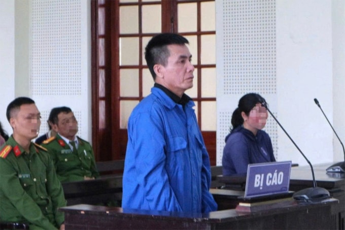 Bị cáo Luận. Ảnh: Hùng Lê