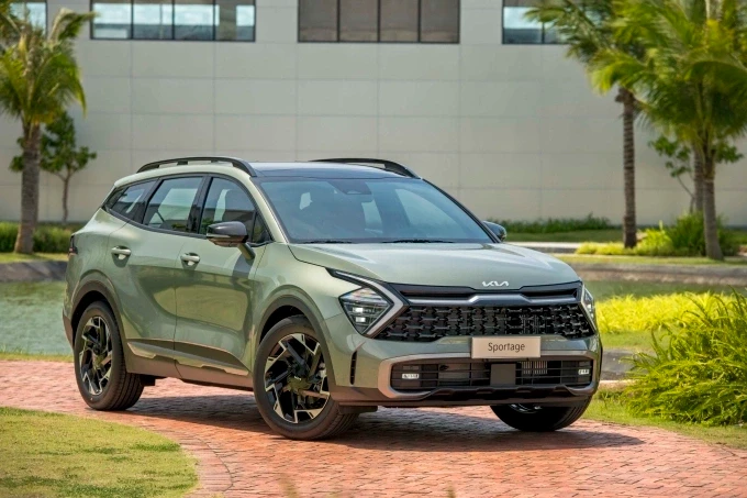 Sportage tại khuôn viên nhà máy Kia ở Đà Nẵng (Quảng Nam cũ). Ảnh: Thaco