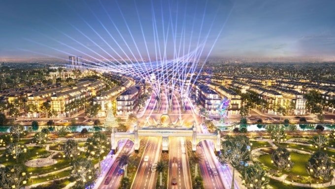 Phối cảnh Đại lộ Ánh sáng Di sản tại dự án. Ảnh: Eurowindow Holding