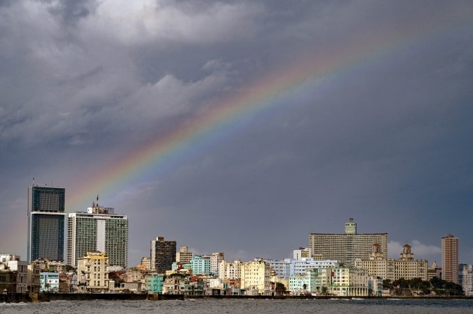 Thủ đô Havana, Cuba ngày 17/3. Ảnh: AFP