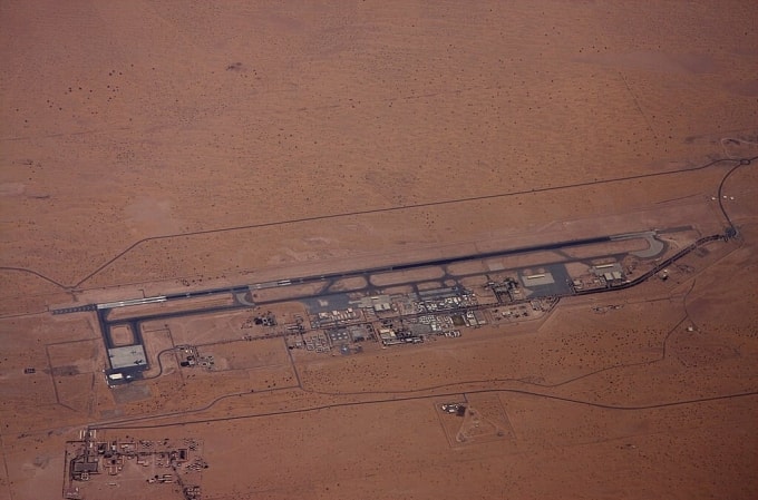 Căn cứ không quân Al Minhad của Australia tại UAE. Ảnh: Nautilus