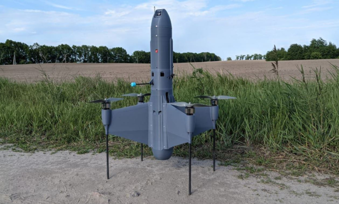 Một mẫu drone đánh chặn của Ukraine trong ảnh đăng hồi tháng 8/2025. Ảnh: Militarnyi