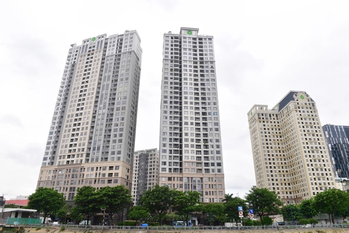 Dự án hiện hữu trên khu đất 39-39B Bến Vân Đồn. Ảnh: Thanh Tùng