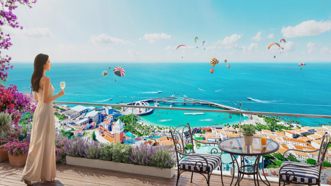 Căn hộ The Sunset sở hữu tầm nhìn hướng biển. Ảnh: Sun Group