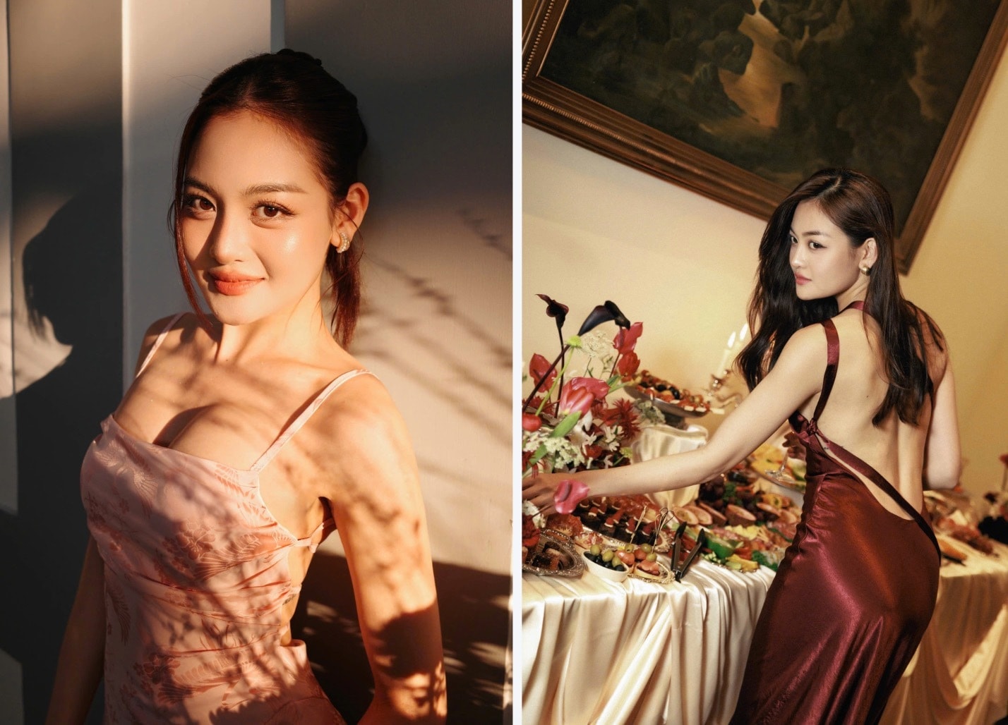 Không chỉ ghi dấu ấn qua các vai diễn, Thùy Anh còn gây chú ý bởi nhan sắc xinh đẹp và thân hình gợi cảm với chiều cao 1m67, số đo 3 vòng 82-60-88cm.