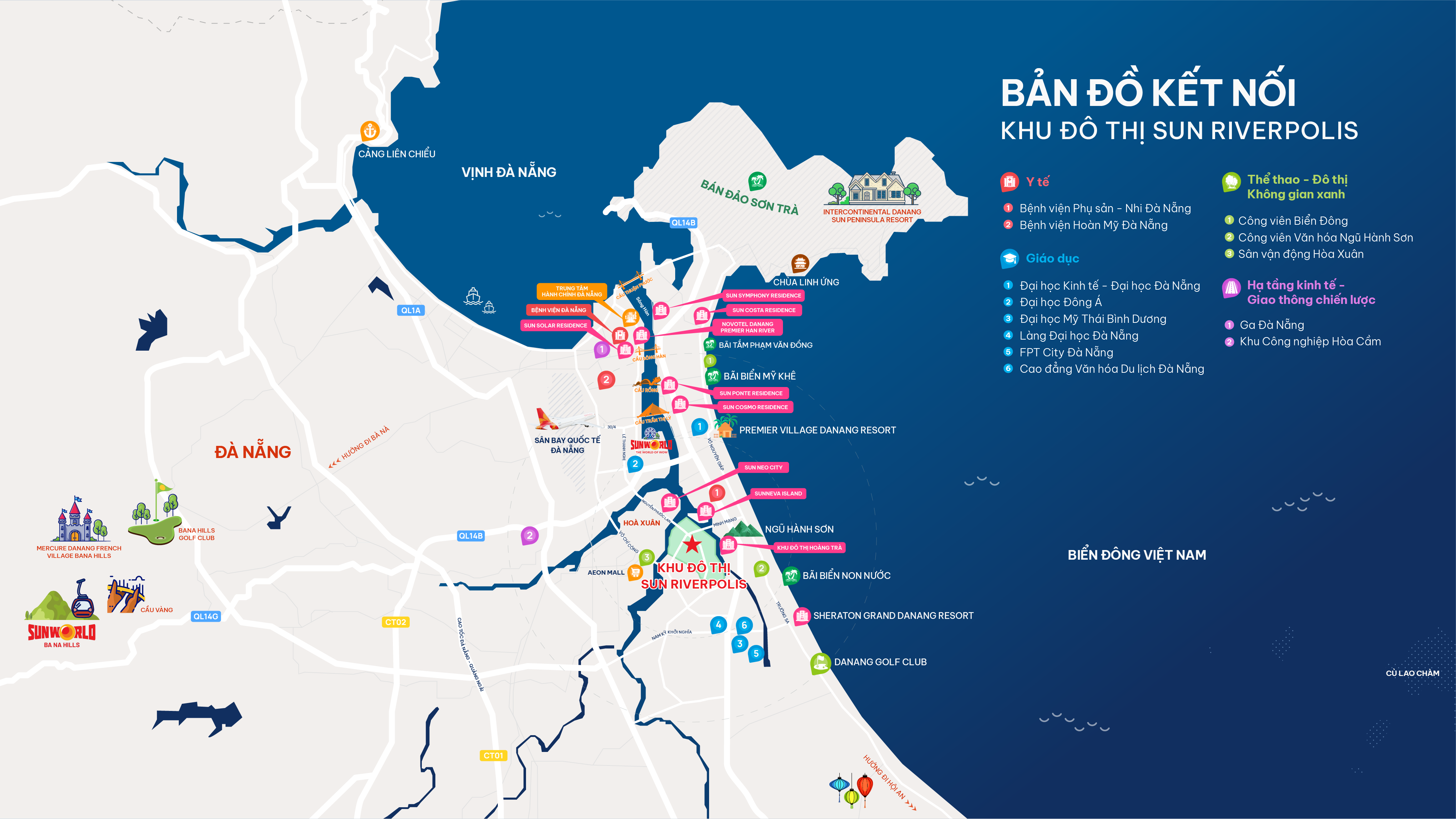 FourS Tower sở hữu vị trí tâm điểm kết nối trung tâm thành phố và các khu vực sôi động lân cận.