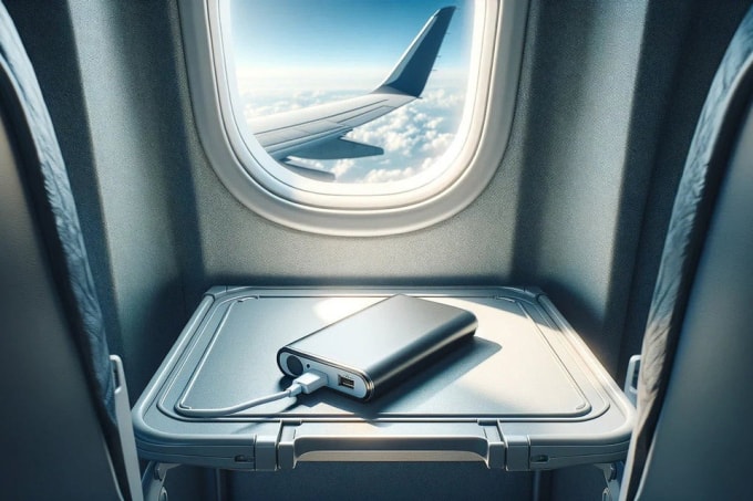 Sạc dự phòng phải để ở chỗ dễ nhìn thấy. Ảnh: THTourist