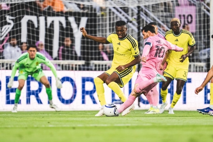 Pha ghi bàn của Messi. Ảnh: Inter Miami CF