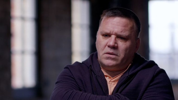 Iain Packer trong phim tài liệu Who Killed Emma?. Ảnh: BBC Scotland