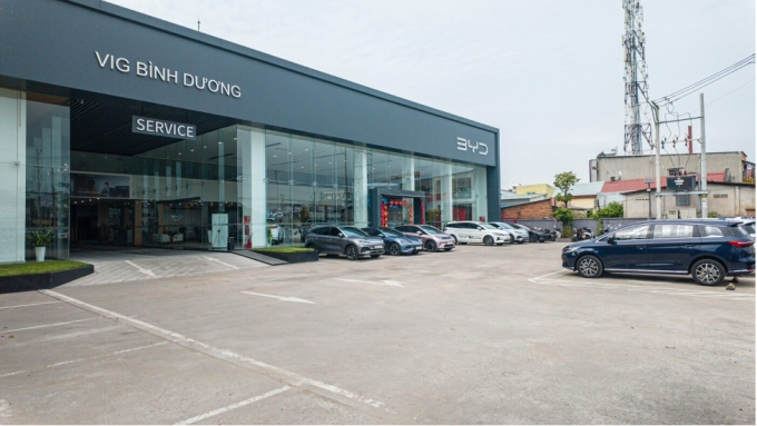 Một đại lý BYD tại Bình Dương. Ảnh: BYD