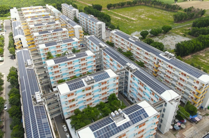 Khu nhà ở xã hội Định Hòa tại tỉnh Bình Dương cũ hồi tháng 7/2023. Ảnh: Quỳnh Trần