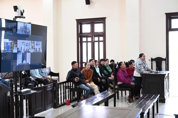 Mai Trường Phúc bị xét xử tại phiên tòa trực tuyến. Ảnh: Nam An