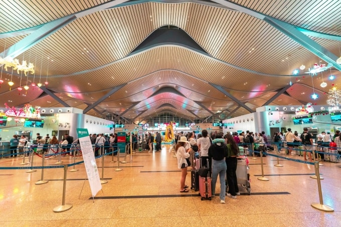 Bên trong sân bay Cam Ranh. Ảnh: ACV