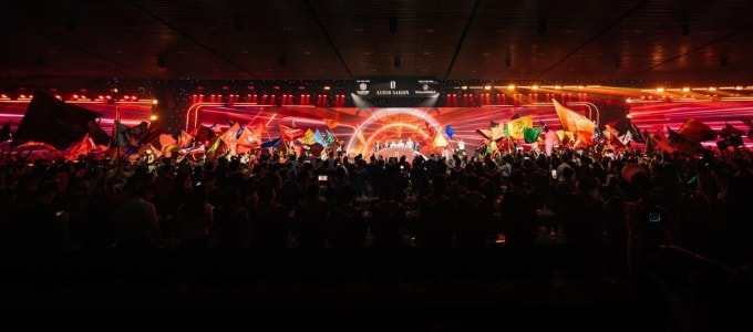 Sự kiện ra mắt tòa tháp Lusso Saigon quy tụ gần 2.500 người. Ảnh: Phát Đạt