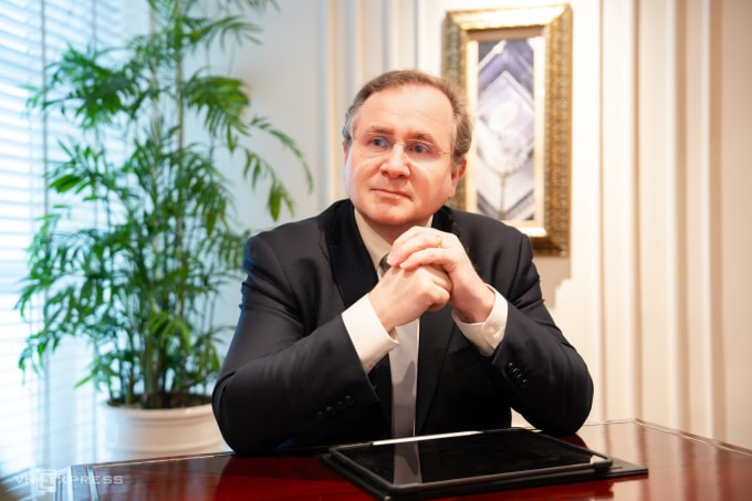 Ông Philippe Piron, Tổng giám đốc điều hành mảng điện khí hóa toàn cầu của GE Vernova. Ảnh: Tùng Đinh