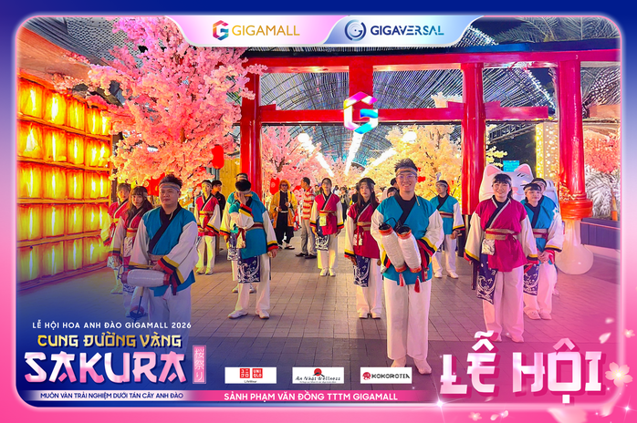 Ngắm sakura tại Lễ hội Hoa Anh đào Gigamall 2026 quy mô bậc nhất TPHCM - mở cửa miễn phí suốt 6 tuần - Ảnh 3.