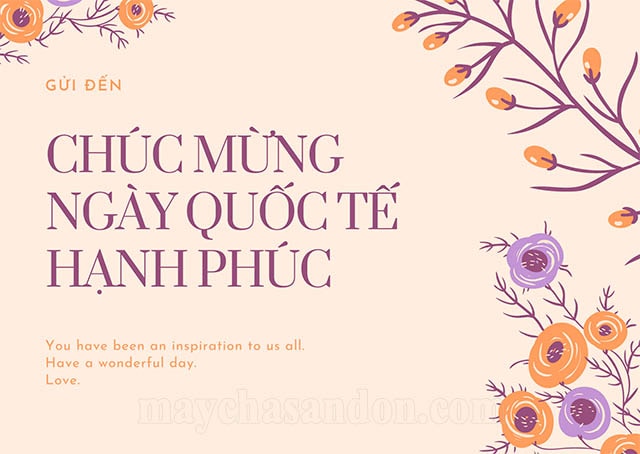 Những mẫu thiệp ngày Quốc tế Hạnh phúc 20/3 đẹp nhất 2026- Ảnh 6.