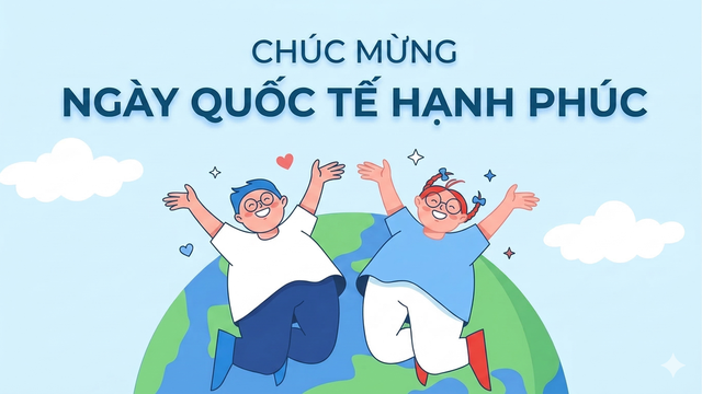 Những mẫu thiệp ngày Quốc tế Hạnh phúc 20/3 đẹp nhất 2026- Ảnh 1.