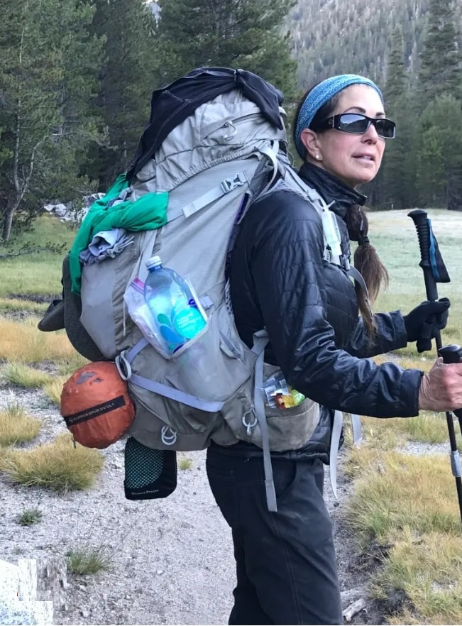 Laurie Singer trong một chuyến đi bộ đường dài. Ảnh: New York Post