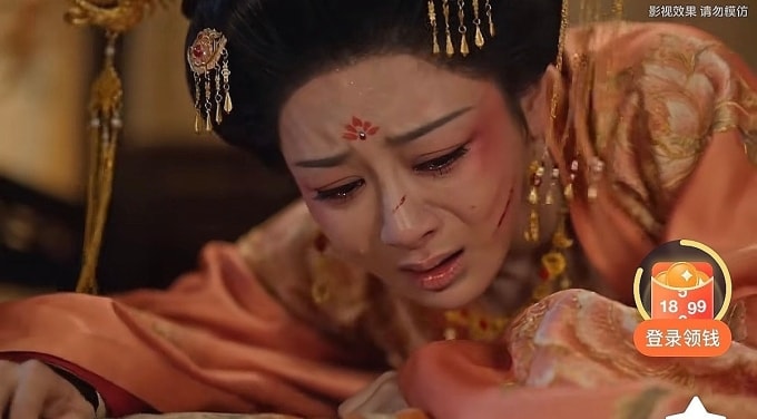 Diễn viên AI giống gương mặt Dương Tử ở phim Hậu trùng sinh, tôi trở thành thần bảo hộ của mẹ. Ảnh: Weibo