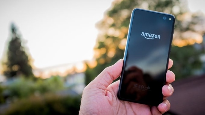 Fire Phone, smartphone đầu tiên của Amazon. Ảnh: TechRadar