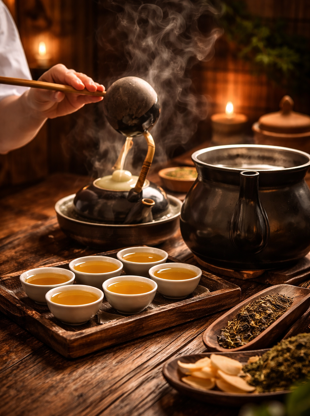 Về Huế thương thưởng thức trà cung đình - Ảnh 1.