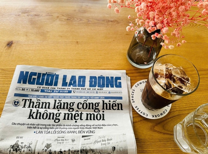Cà phê, Báo Người Lao Động và tôi - Ảnh 1.