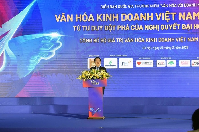 Phó Thủ tướng đề nghị thúc đẩy lan tỏa giá trị văn hóa, đạo đức kinh doanh - Ảnh 1.