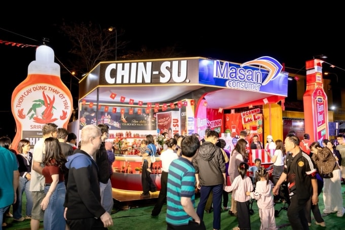 Masan Consumer mang những đặc trưng gia vị Việt Nam đến với lễ hội phở. Ảnh: Masan