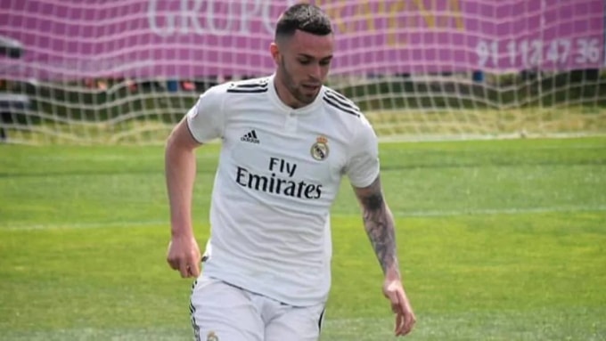 Hernando chơi cho đội B Real từ năm 2017 đến 2020. Ảnh: Real