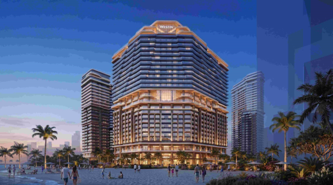 Phối cảnh dự án khách sạn Westin do Sun Group và Marriott International hợp tác phát triển. Ảnh: Sun Group