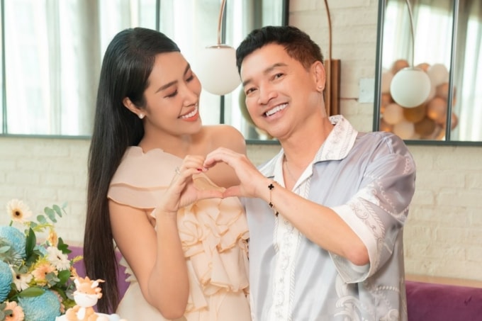 Diễn viên Quang Minh và bạn gái Tăng Khánh Chi. Ảnh: Nhân vật cung cấp