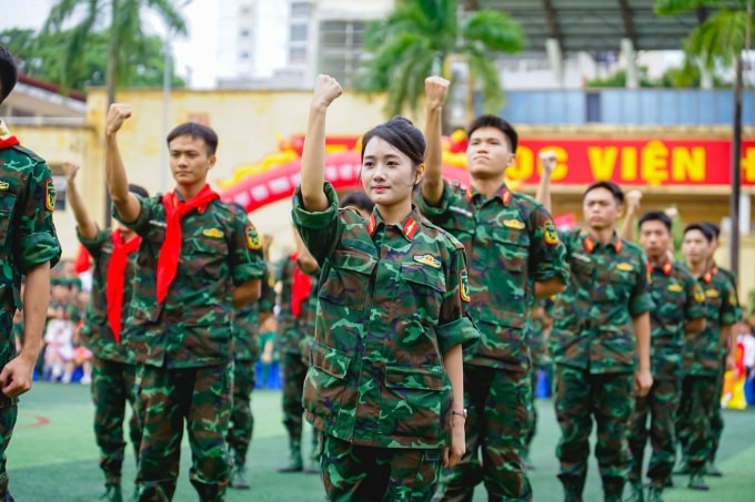 Học viên Học viện Kỹ thuật quân sự. Ảnh: MTA