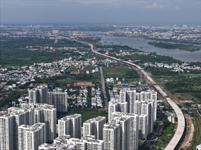 Bất động sản khu Đông TP HCM với dự án chung cư. Ảnh: Quỳnh Trần